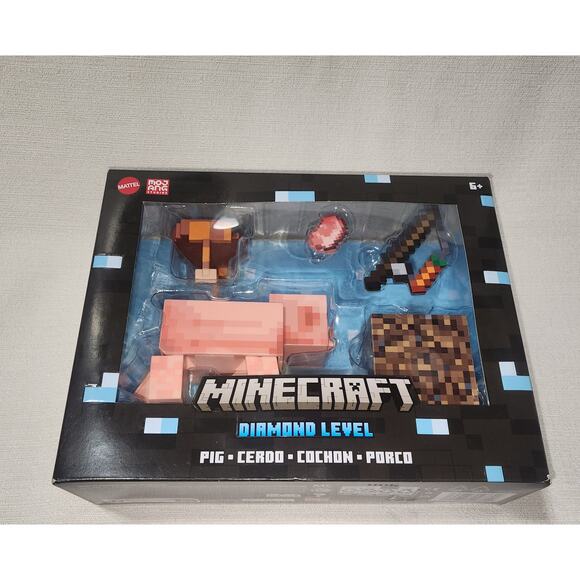 Minecraft diamond level Pig, Cerdo, Cochon, Porco - Picture 4 of 7
